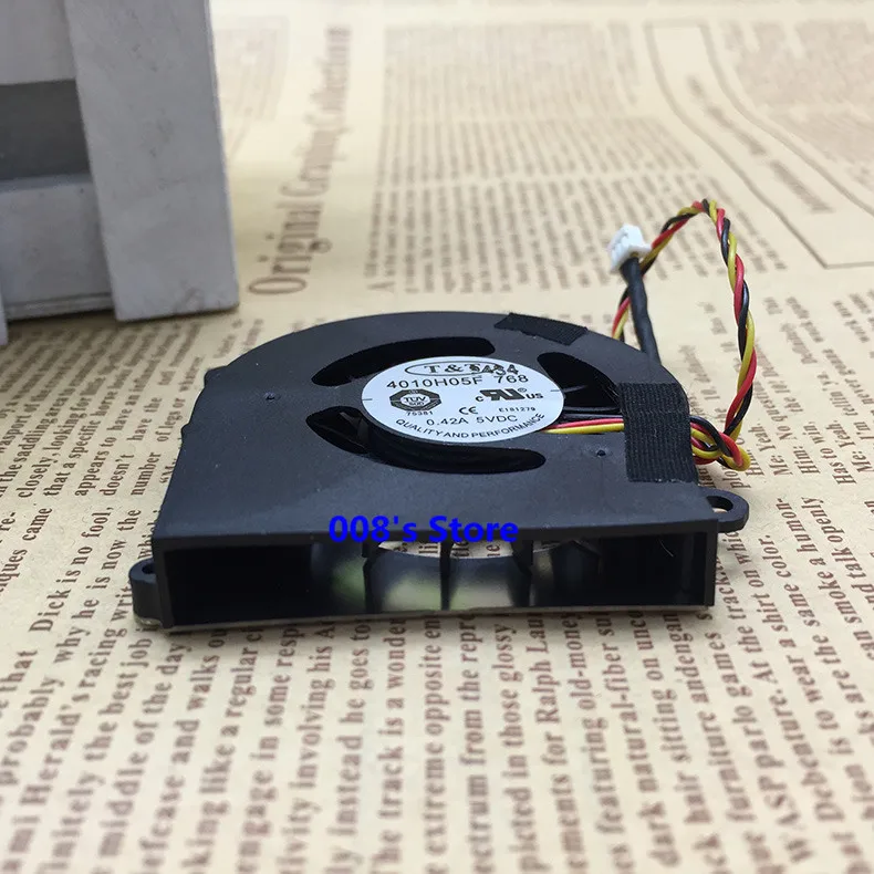 GPU VGA кулер вентилятор для 4010H05F 768 5 в 0.42A 4 см 3 провода Ноутбук Графика Видеокарта