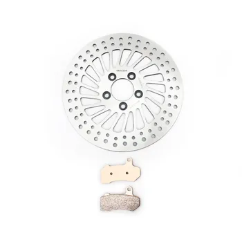 

BIKINGBOY Rear Brake Disk Disc Brake Pads For Harley Touring FLHR 1690 Road King FLHRC 1690 Road King Classic 2011 2012 2013