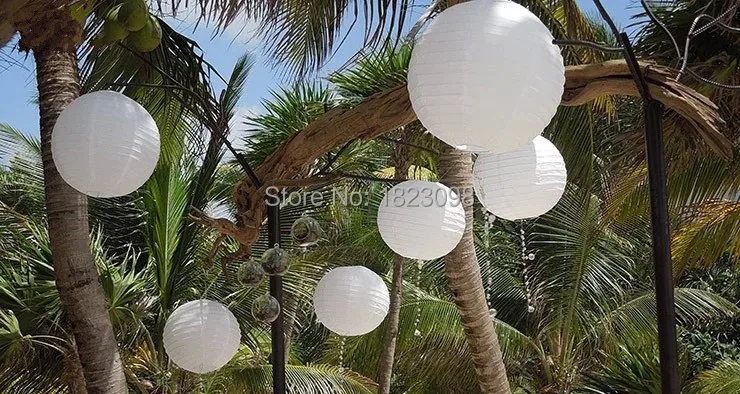 paper lanterns chinese white wholesale online Round For Wedding Party Decorations08