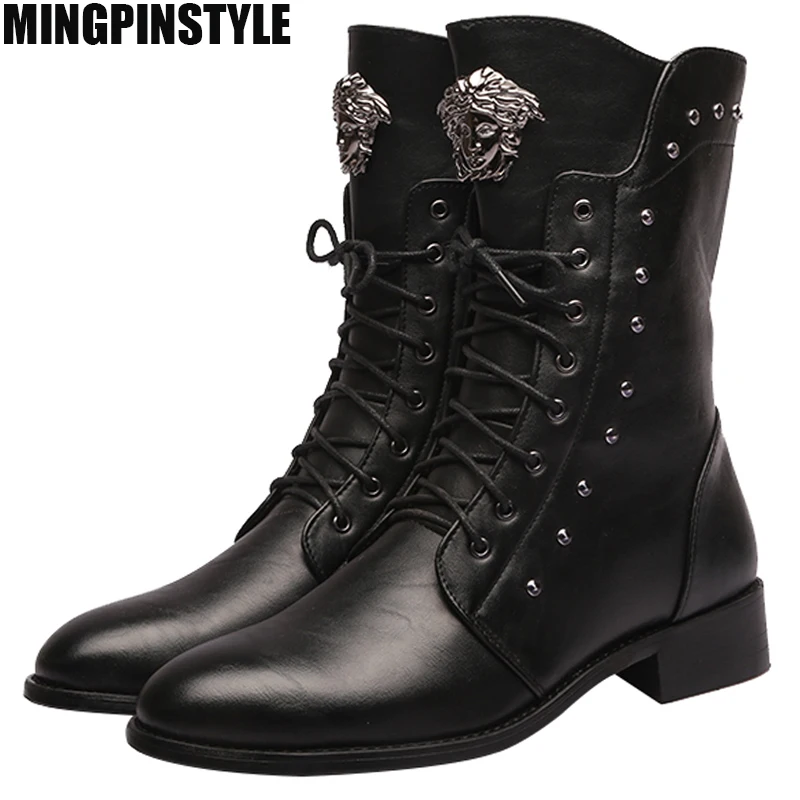 guys goth boots