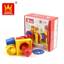 Wange игрушки строительные блоки щенок трубки игра Пластик сборка модели Обучающие Развивающие игрушки, детские игрушки 15 шт./компл. № 220