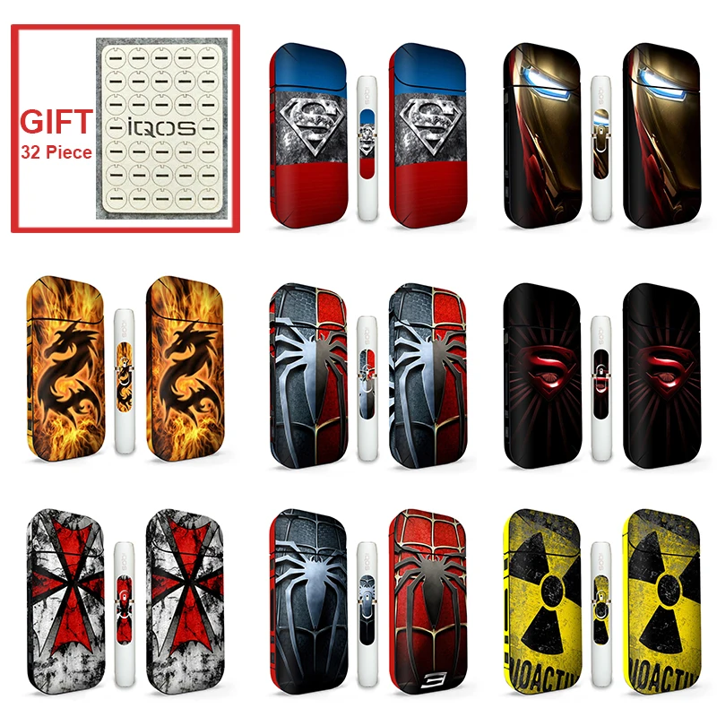 

3M Printing Label PVC Material Antiscratch Decorative For IQOS Stickers For IQOS For IQOS 2.4 Plus Skin Sticker+Free Gift