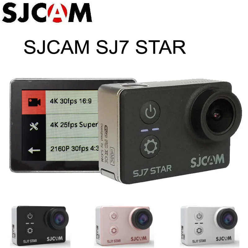 Оригинальная экшн камера SJCAM SJ7 Star 4K 30fps водонепроницаемая спортивная камера|action