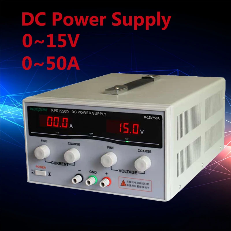 

Professional adjustable three Display DC power supply 15V 50A High Power Switching power supply Voltage Regulators