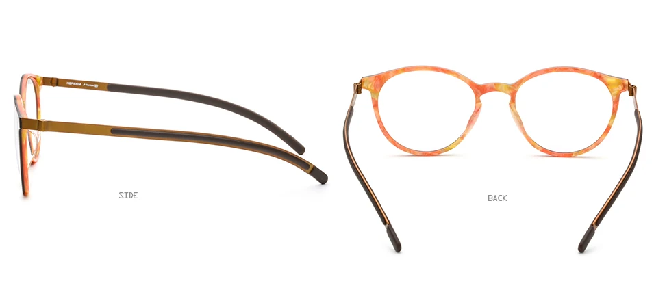 Ацетатные оптические очки, оправа для женщин и мужчин, ультралегкие круглые очки по рецепту, титановые очки для близорукости, Безвинтовые очки