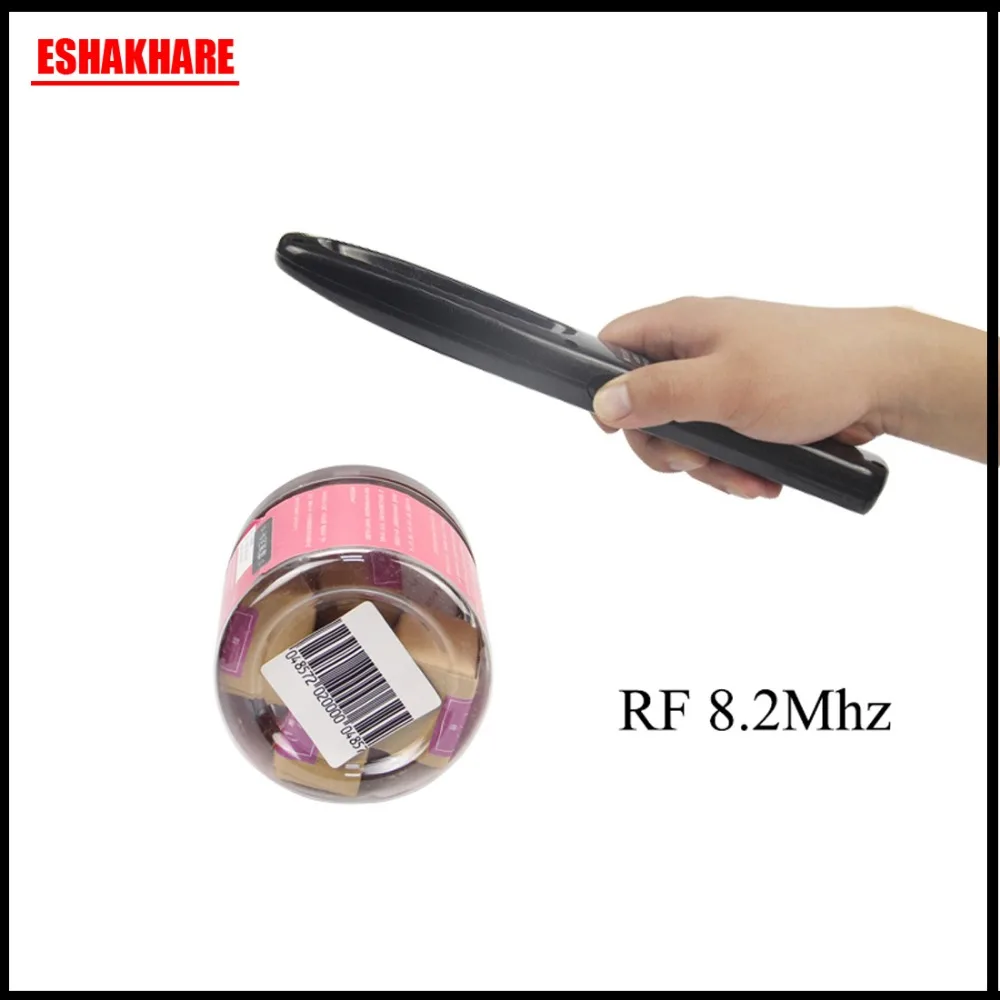

RF 8.2Mhz eas sytems mini tag detector handheld label detector with sound and light alarm free shipping