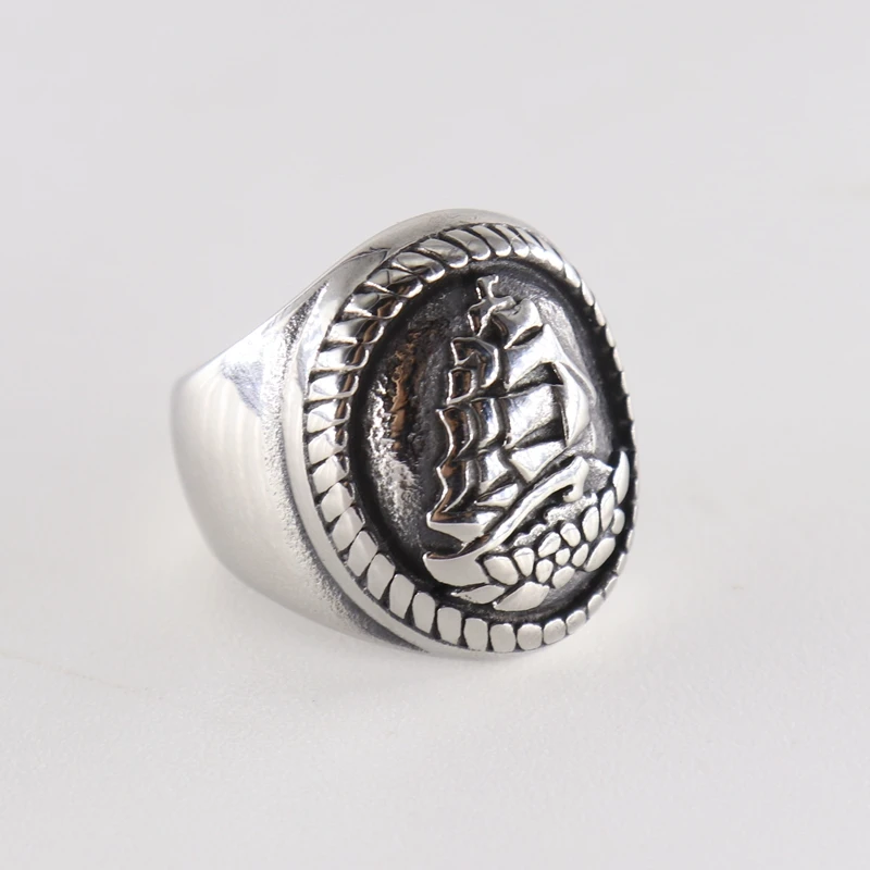 solid back heavy anchor sail rings  (3)