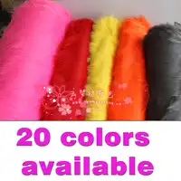 Solid Shaggy Faux Fur Fabric long Pile Fur Costumes Crafts Photography Props Backdrops Cosplay 60" wide Sold BY the Yard