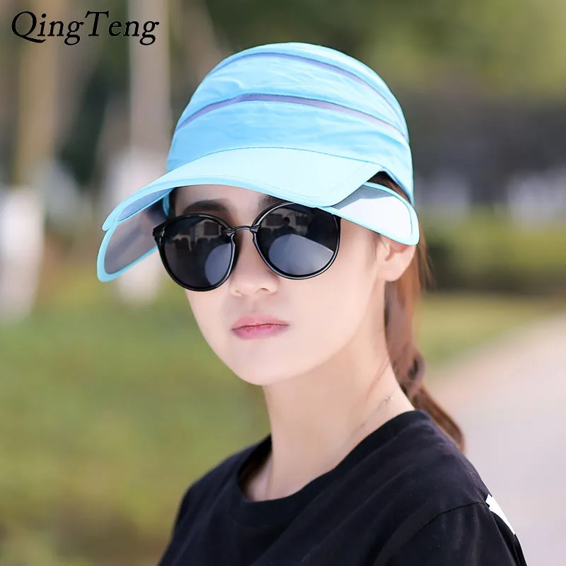 Retractable Visor Summer Hats For Women Protection...