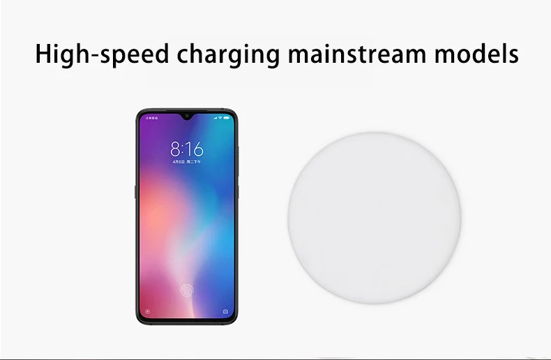 Original Xiaomi 27W Plug Wireless Charger 20W Max 15V Apply to Xiaomi Mi9 MiX 2S Mix 3 Qi EPP10W For iPhone XS XR XS MAX