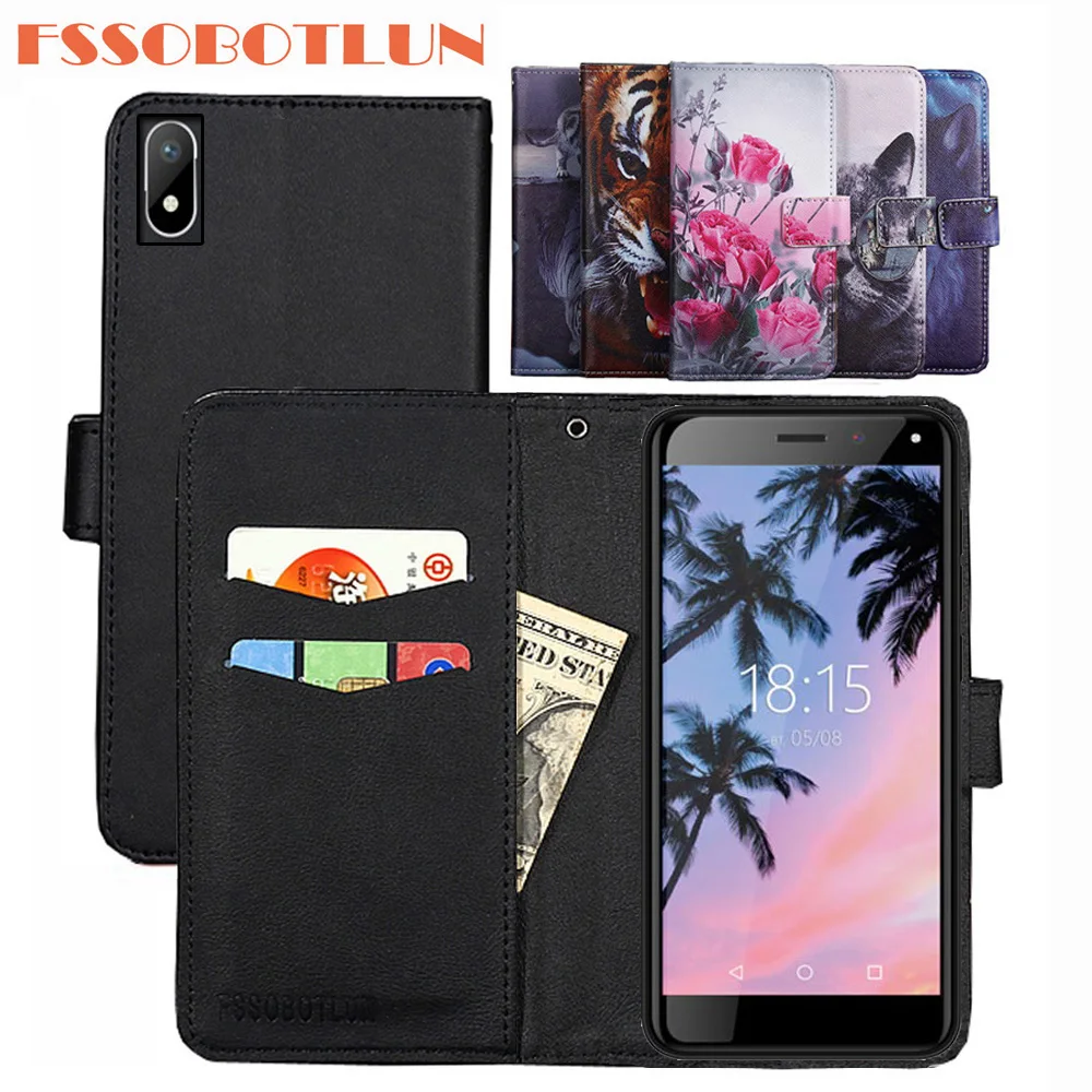

FSSOBOTLUN 9 Colors For BQ BQ-5015L First Case PU Leather Retro Flip Cover Magnetic Fashion Wallet Cases For BQ 5015L