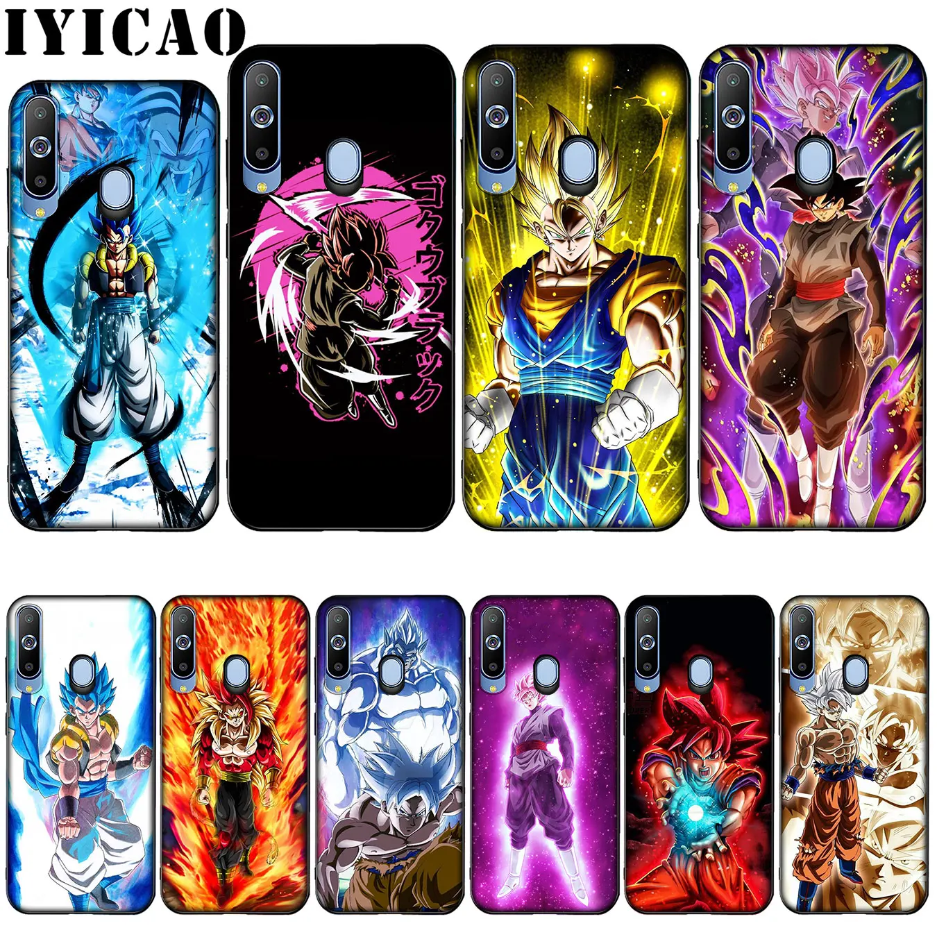 

IYICAO Goku DRAGON BALL Z DBZ Silicone Soft Case for Samsung Galaxy A10 A30 A40 A50 A70 M10 M20 M30 Cover