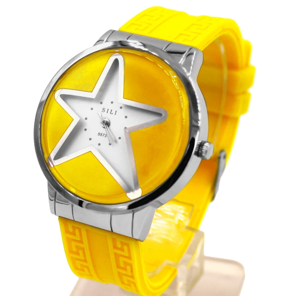 Часы кварцевые с силиконовым ремешком и японским механизмом|dial|dial watch |