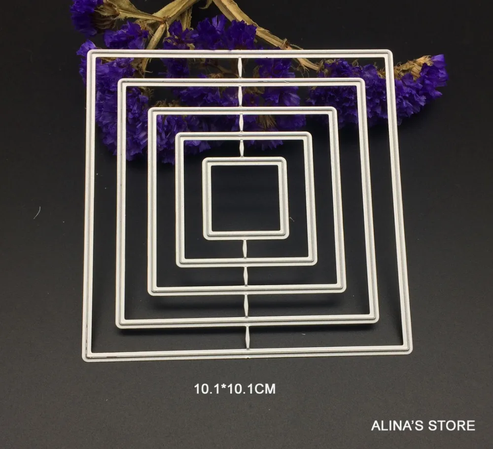 

classic simple square frame cutting dies stencils Scrapbook Card frame envelope invitation decorative steel stencil cutting dies