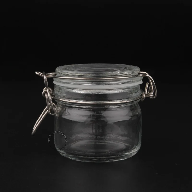 

New 1 piece 200g Large Capacity Glass Facial Mask Jars 200ml Clear Bath Salt Storage Containers Packaging Pot Free Shipping