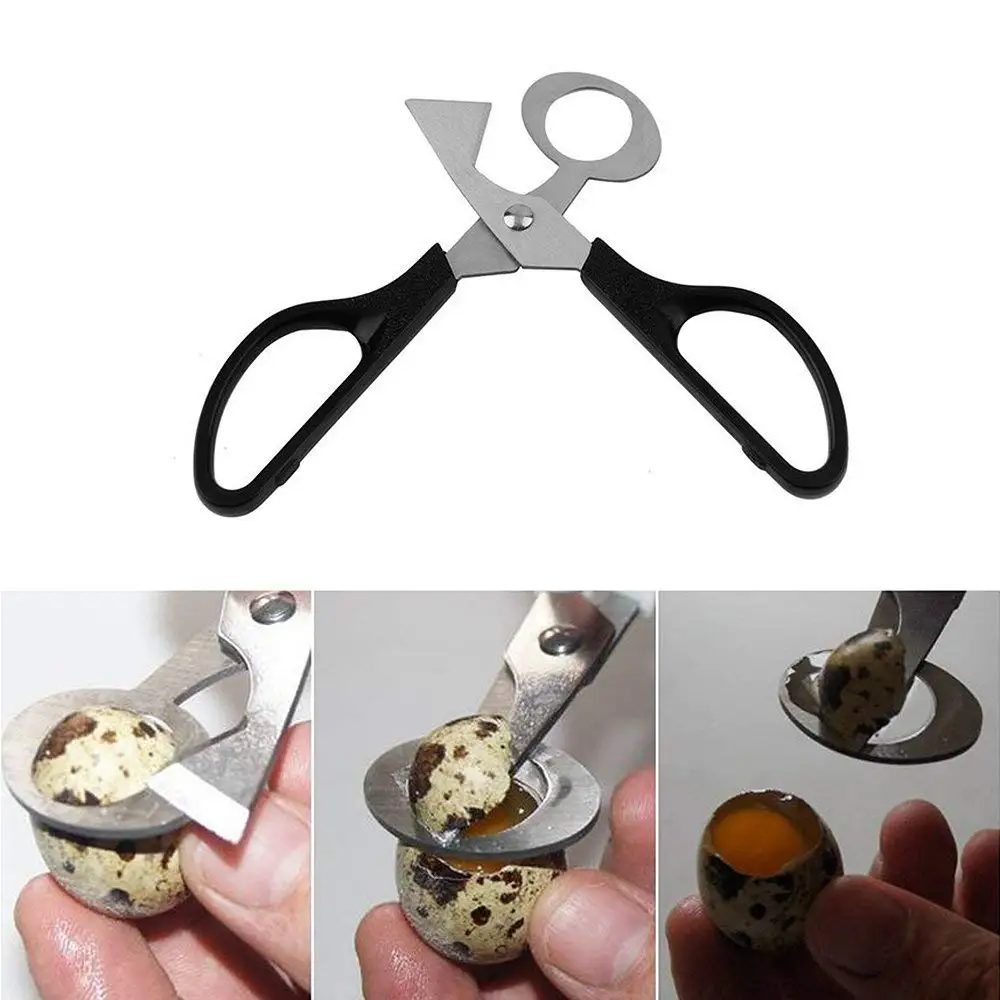 1PC Quail Egg Scissors Stainless Steel Kitchen Knives Metal Cutting