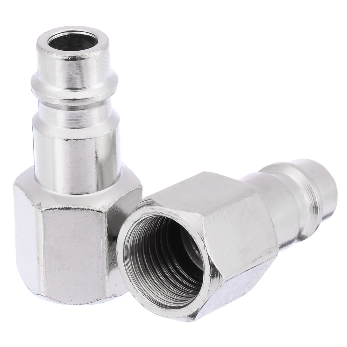 6pcs 1/4" BSP Air Hose Compressor Connectors Femal/Male Quick Release Euro Fittings Couplings Set