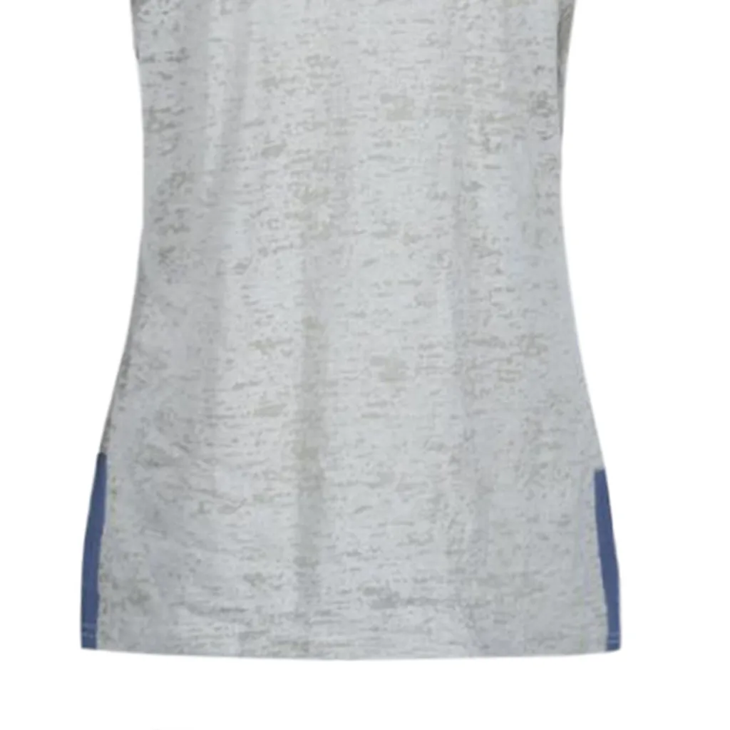 2019 Summer Plus Size Women s T-Shirt Solid Sleeveless Loose Ladies Casual Tee Shirt Button Female T Shirt Tee Tops