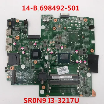 

Free shipping For Pavilion 14-B Laptop motherboard 698492-501 DA0U33MB6D0 698523-001 With SR0N9 I3-3217U CPU working well