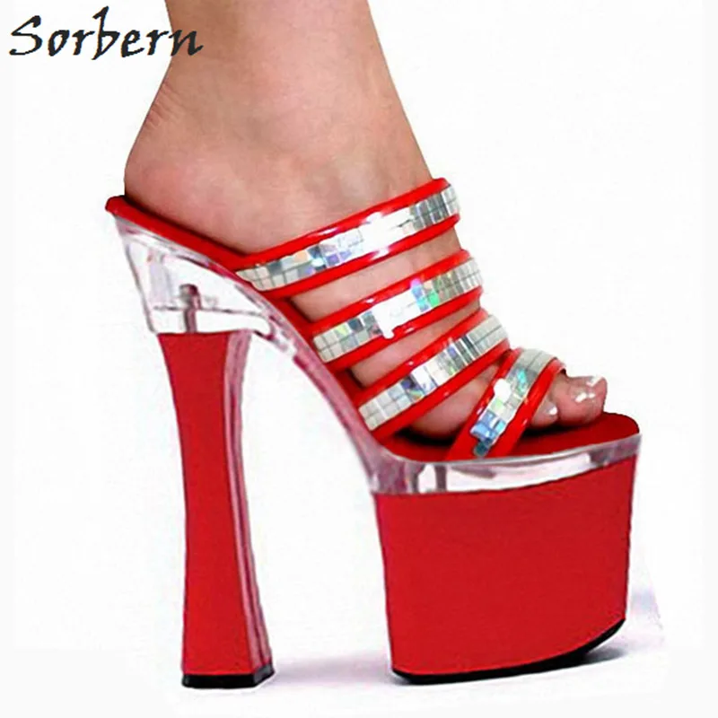Sorbern Fashion Slippers Women Outdoor Slides Open Toe Women Shoes Slipper Runway Shoes 18Cm Ultra High Heels Platform Slides Sorbern Fashion Slippers Women Outdoor Slides Open Toe Women Shoes Slipper Runway Shoes 18Cm Ultra High Heels Platform Slides