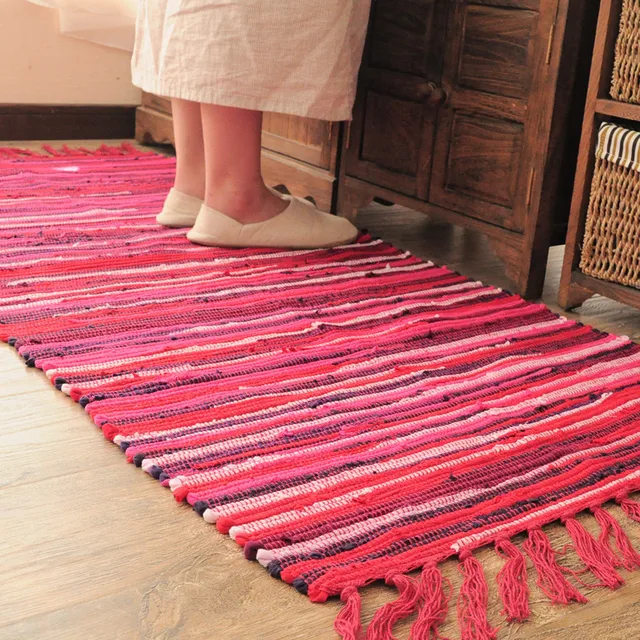 Hand Woven Rug Vintage Floor Mat Carpet Colorful Rugs Hand Woven Rug Vintage Floor Mat Carpet Colorful Rugs Meditation Living Room