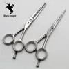 5.5/6 inch Professional Hairdressing scissors set Cutting+Thinning Barber shears High quality Personality Black and White styles ► Photo 3/6