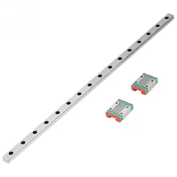 

1Pcs MGN12 Miniature Linear Rail Guide Rail 450mm Length 12mm Width + 2pcs MGN12B Linear Slide Blocks Carriage Best Price