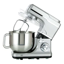 Миксер GEMLUX GL-SM68GR(Мощность 1200 Вт, чаша объемом 6 л, кол-во скоростей 8, съемная чаша, откидная головка, 3 мешалки, материал корпуса- пластмасса