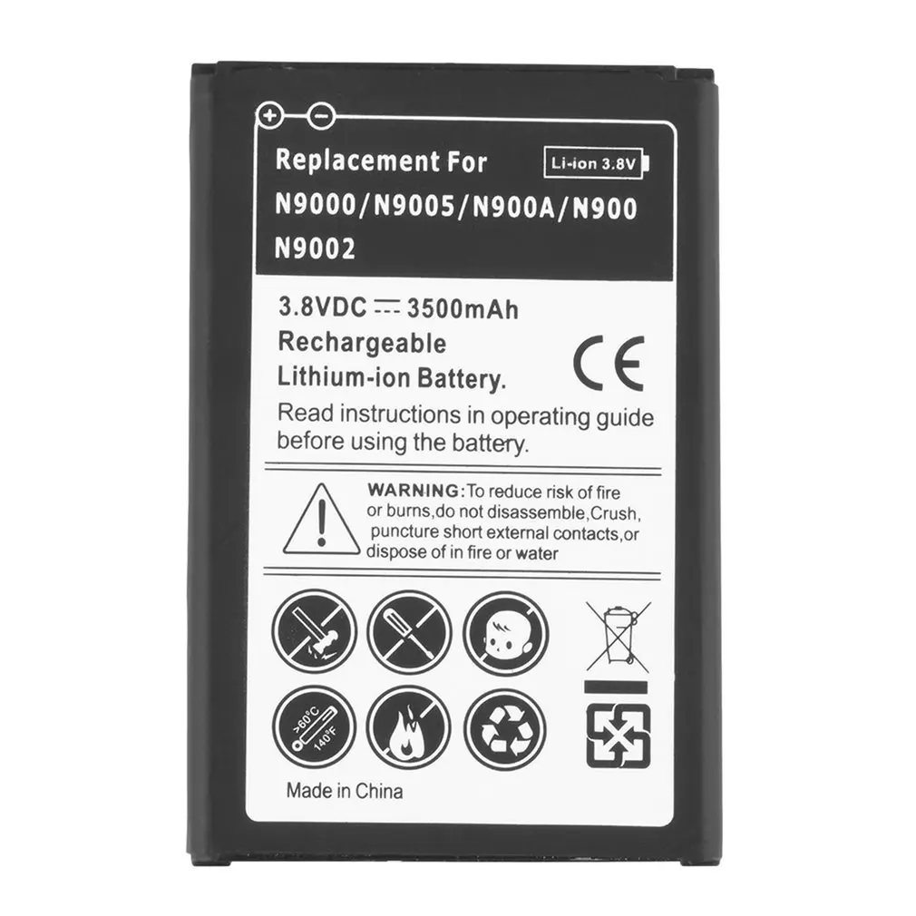 

Maximises Time Between Charges Utra-high Capacity 3500mAh Battery For Samsung for Galaxy Note III 3 N9000/9005/900A/9002