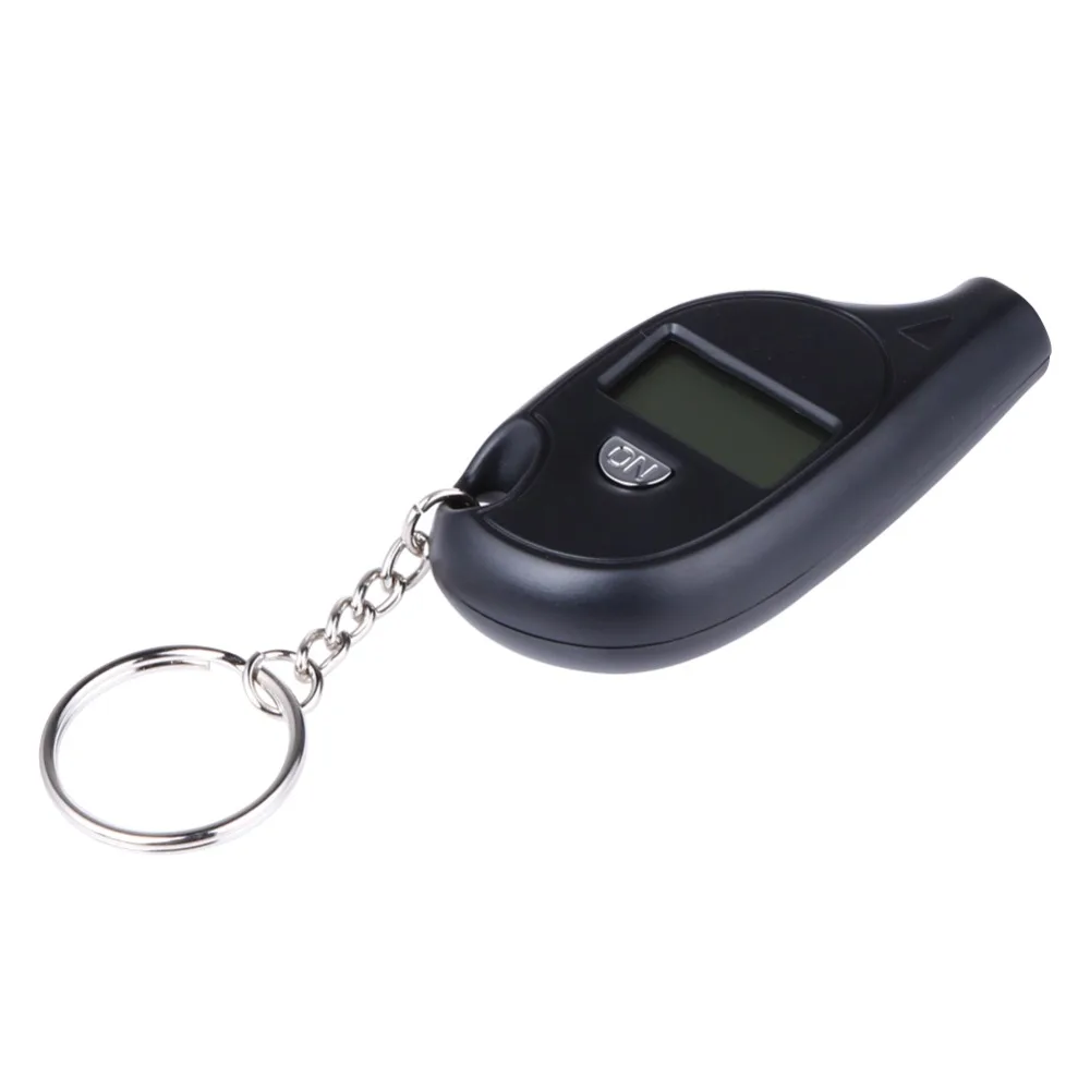Tire Pressure Gauge Portable Keychain Mini Digital LCD 2-150 PSI