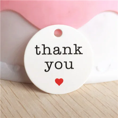 50 pcs per lot handmade hang tag kraft paper thank you gift tag label for wedding/candy/baby gift products tagging package - Цвет: c20