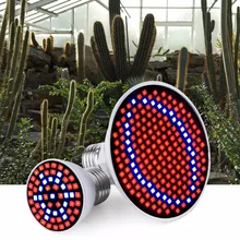 Wenni e27 led planta crescente lâmpada e14 led crescer espectro completo de luz bulbo gu10 48 60 80 126 200leds estufa mr16 phyto lâmpada b22