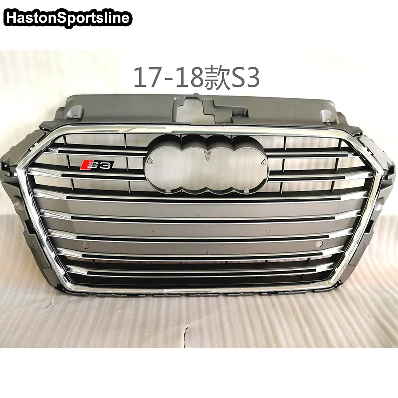 

A3 Modified S3 Style Front Engine Grill Grids for Audi A3 S3 RS3 S Line 2017 2018 2019