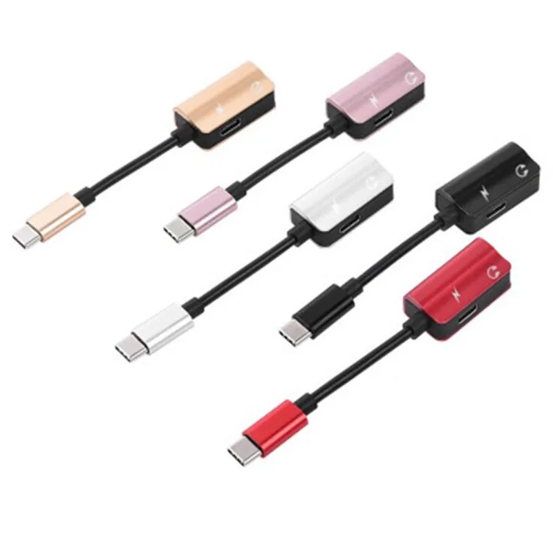 USB C to Jack 3.5 Type C Cable Adapter For Huawei P20 Pro Xiaomi Mi 6 8 Note3 Mix USB Type C 3