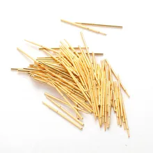 Phosphorus Copper Tube Gold Plated Electric Instrument Tool PA048-F Spring Test Probe For Testing Circuit Board 100/Package Phosphorus Copper Tube Gold Plated Electric Instrument Tool PA048-F Spring Test Probe For Testing Circuit Board 100/Package