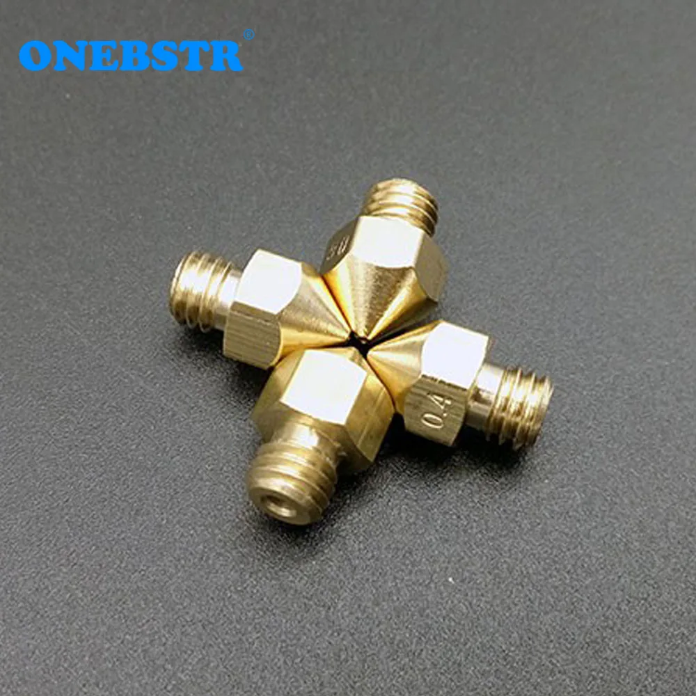 

4Pcs Special Offer Makerbot MK8 Nozzle 0.2/0.3/0.4/0.5mm For ABS PLA 1.75mm Supplies 3D Printer Accessories Free Shipping