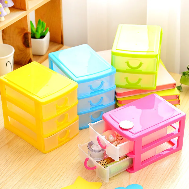 

Drawer Durable Plastic Office Table Desktop Debris Cosmetic Drawer Style Holder Storage Box Hogard