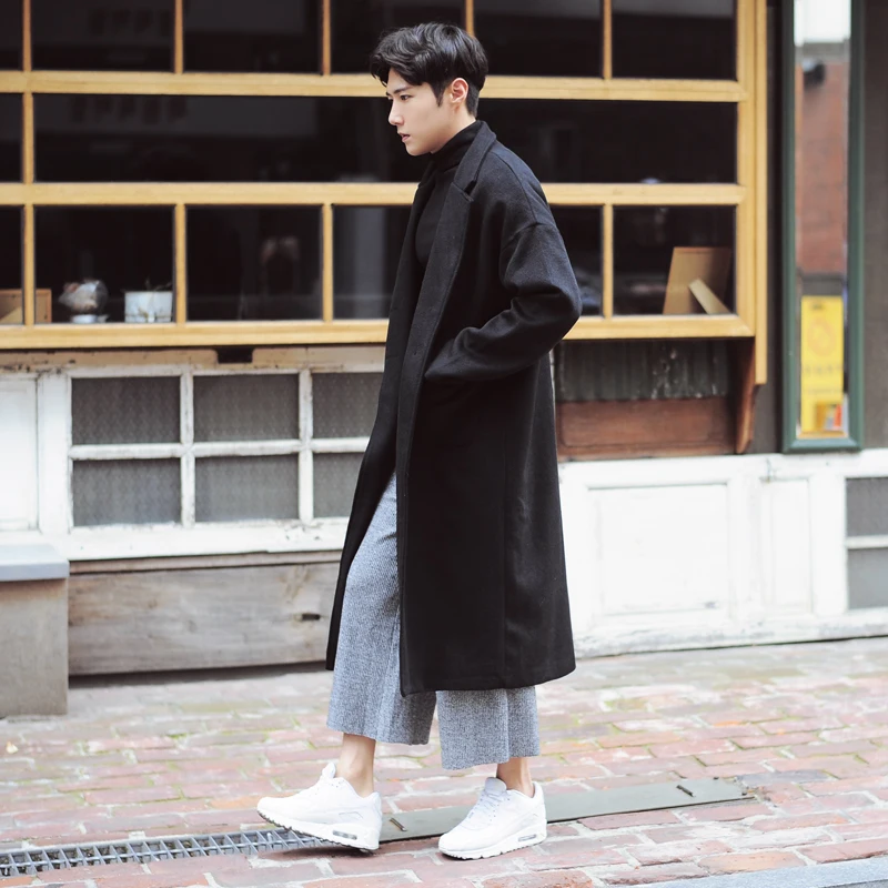 manteau long cheville homme