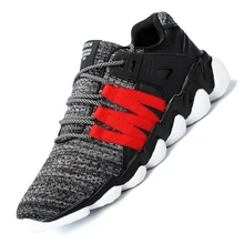 

News Men's Running Shoe Lightweight Outdoor Athletic Air Mesh Walking Sneakers Sport Tennis TrainersHand Knitting Sports Shoes