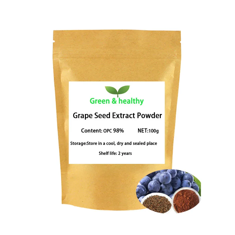 

Anti-aging 98% OPC Organic grape seed proanthocyanidin extract