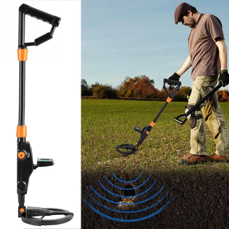 

Metal Portable Adjustable Sensitive Outdoor Handheld Waterproof Underground Detector LCD Display