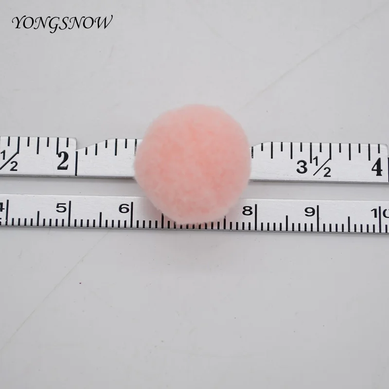50 шт./лот 20 мм Диаметр многоцветный помпон DIY плюшевые шарики домашние