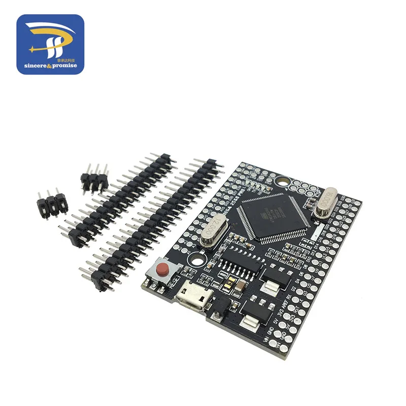 

Thinary Electronic MEGA 2560 PRO Embed CH340G/ATMEGA2560-16AU Chip with male pinheaders Compatible for Arduino Mega2560 CH340