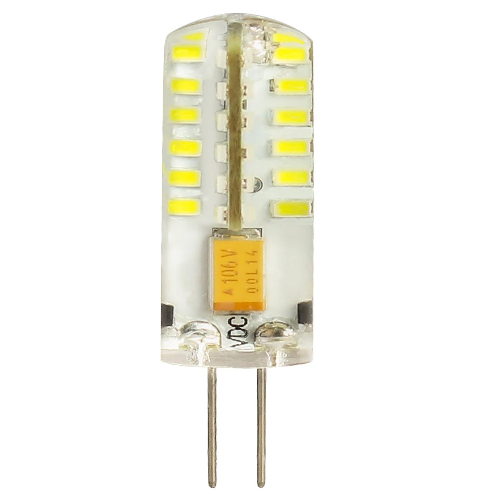 1 упаковка G4 Лампа 48 SMD 3014 AC/DC 12 V LED лампы и светильники лампы Энергосберегающие теплый белый/белый для Подсветка салона, сигнальных огней светодиодный