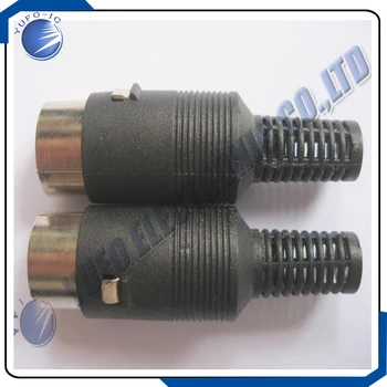 

Free Shipping One Lot 100 Pcs DIN Plug 7pin Connector 7 Pin with Plastic Handle 7p Male