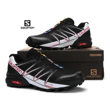 Salomon Speedcross Pro дышащие черные с белыми беговые кроссовки мужские легкие Спортивная обувь мужские беговые кроссовки eur 40-46 Лидер продаж