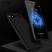 Для iPhone 6 6s plus Чехол-батарея для iPhone 7 7 plus Чехол-батарея Роскошный ультра-тонкий силиконовый ультратонкий аккумулятор для мобильного телефона