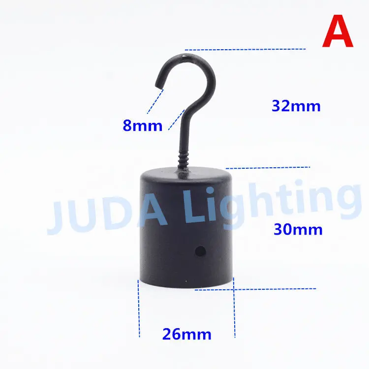 Black Retro Hemp Rope Fixing Rings Vintage Ceiling Rose Canopy