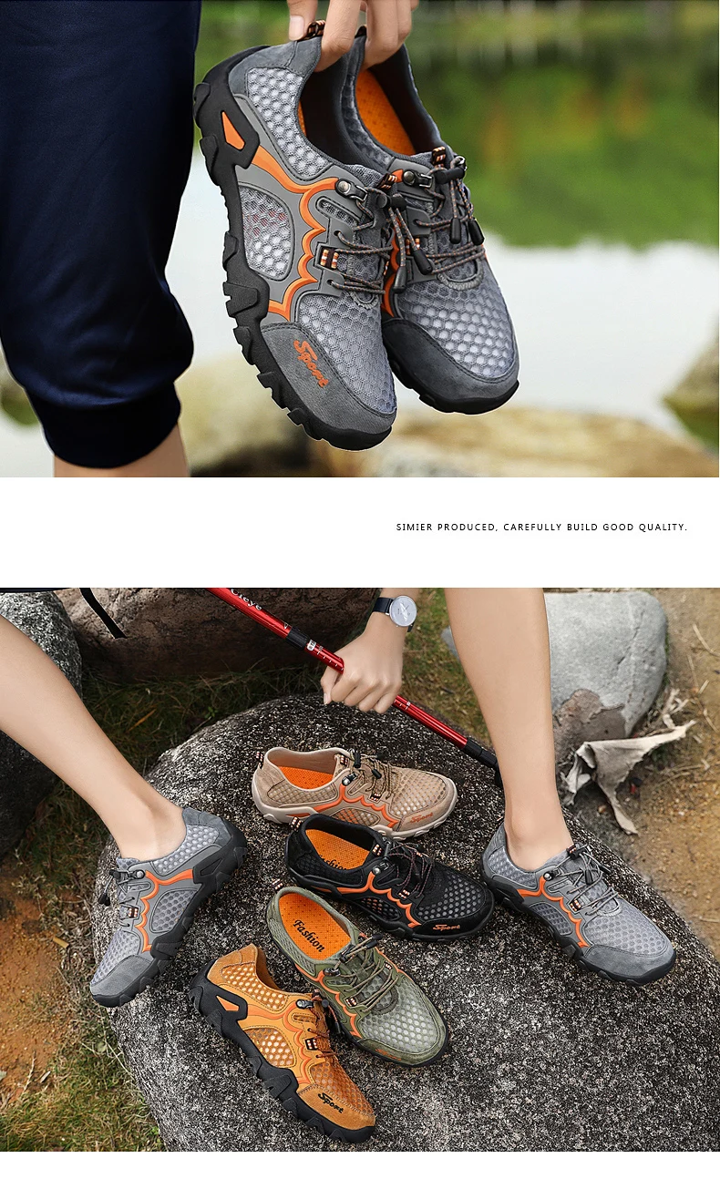 2019 обувь для Босиков летняя непромокаемая обувь мужские плавательные мужские кроссовки пляжные сбалансированные быстросохнущие на