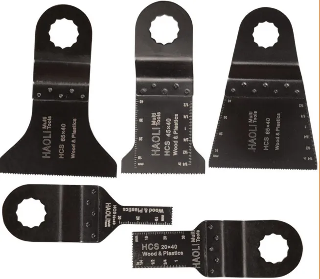 5 pcs 65mm standard HCS Oscillating Multi Tool saw blade for Ridgid